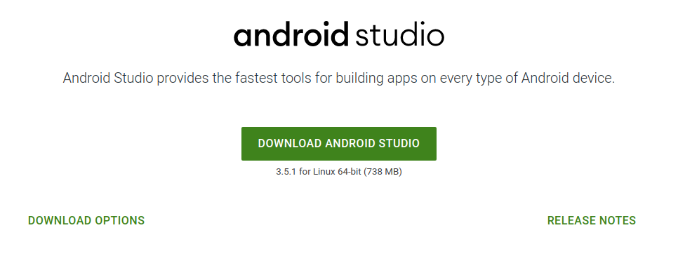 Installation of Android Studio