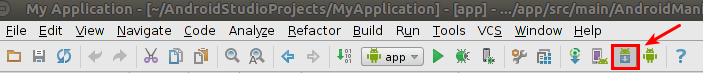 Android SDK manager in Android Studio