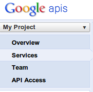 Google APIs Console