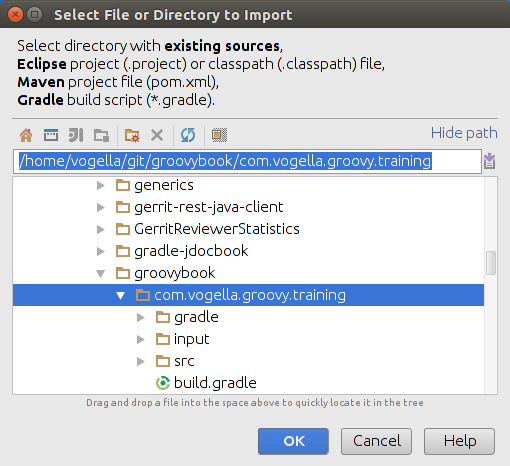 Import Gradle project into IntelliJ