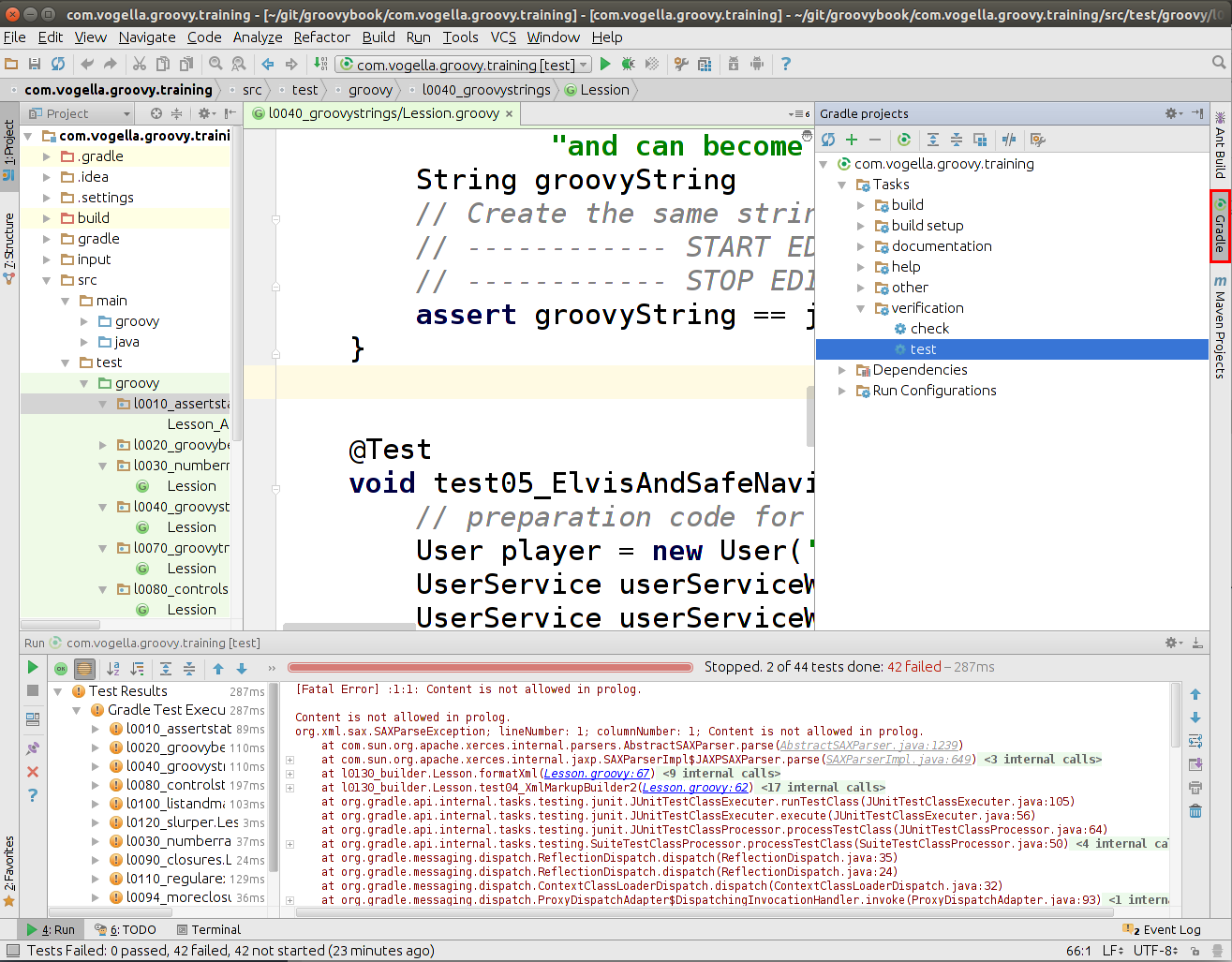 Intellij Gradle projects view