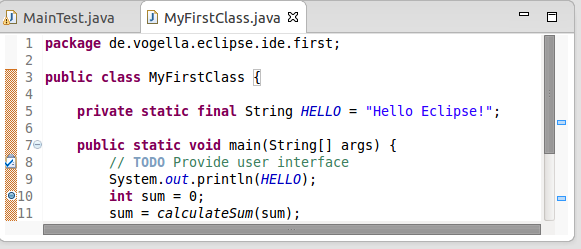 Java editor