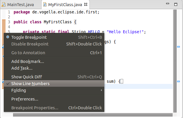 Java editor