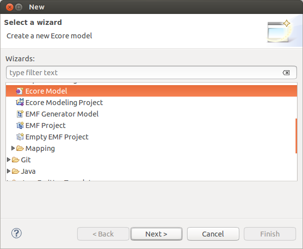 Create the EMF model