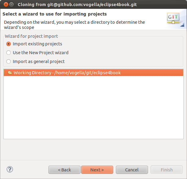 Importing projects