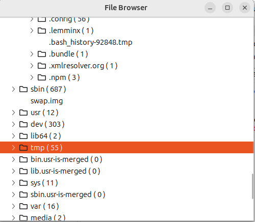 rcp file browser