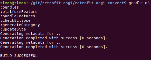 update site task terminal