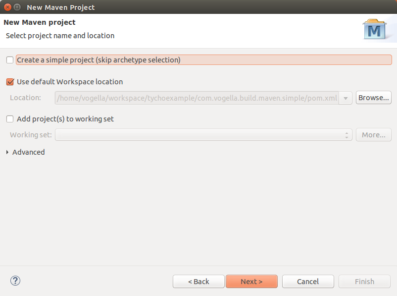 Create Maven project in Eclipse - Part 2