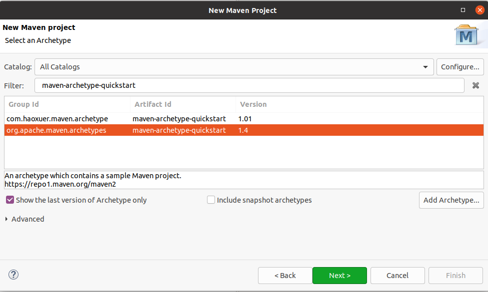Create Maven project in Eclipse - Part 3