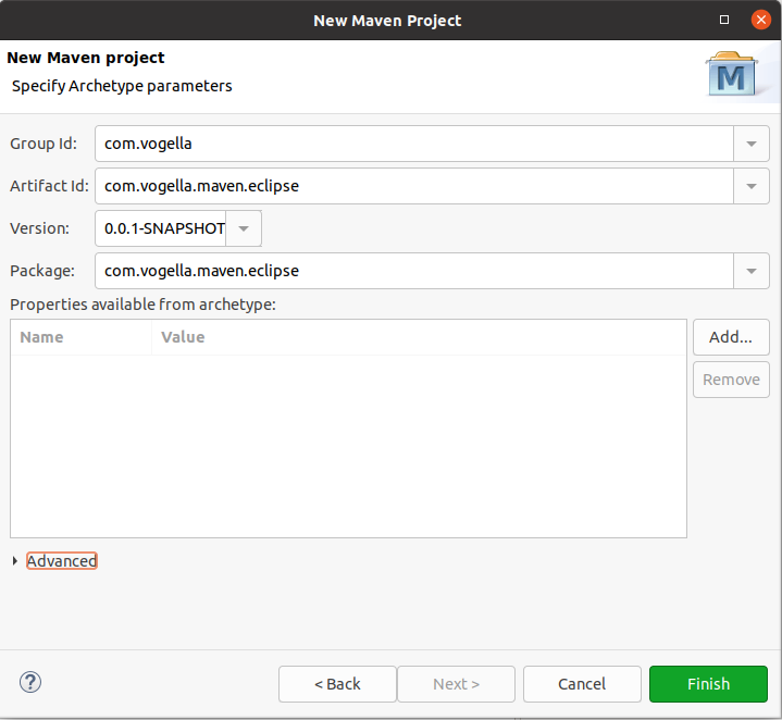 Create Maven project in Eclipse - Part 4