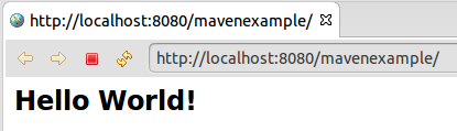 Start Maven project on server