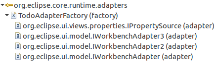 adapter workbenchadapter extension point