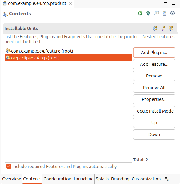 create e4 wizard product12