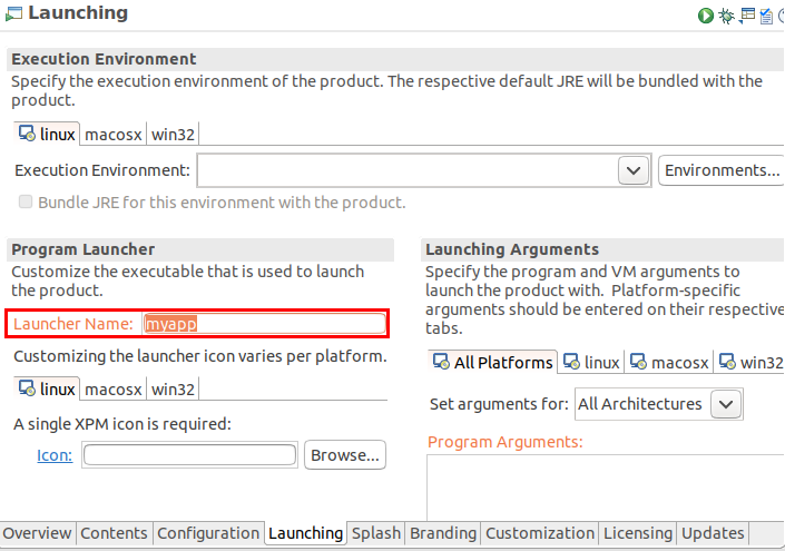 Change launcher name