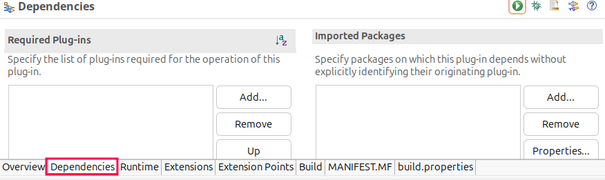 dependencies should be empty taskmanagement