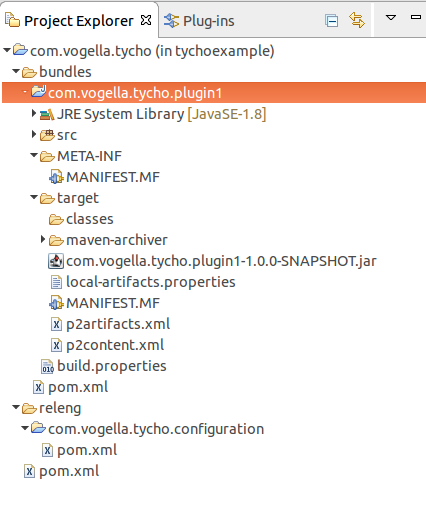 Build result for the plug-in