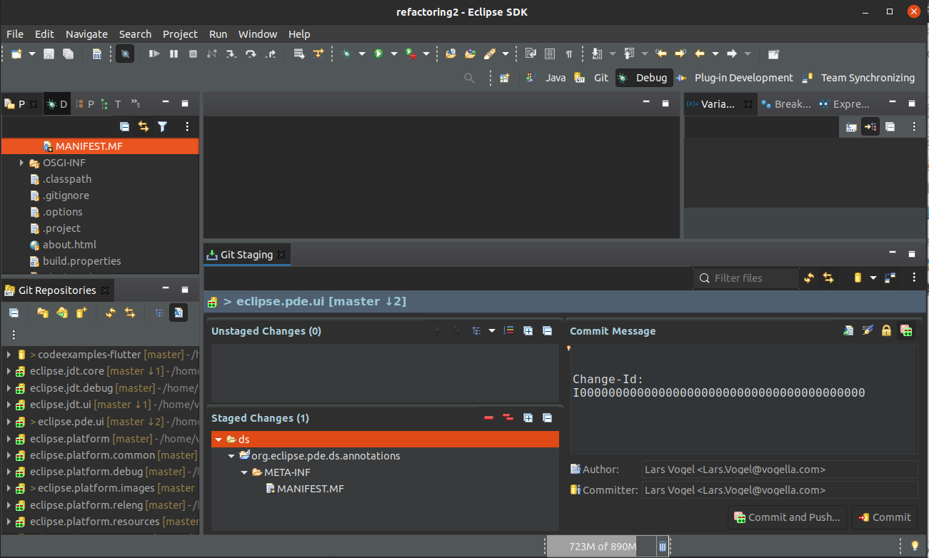 eclipse ide git tooling support