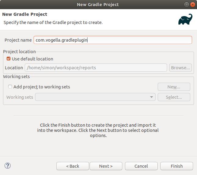 gradle plugin new wizard