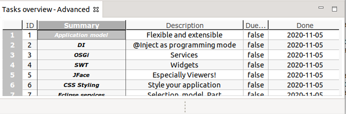 nattable grid example