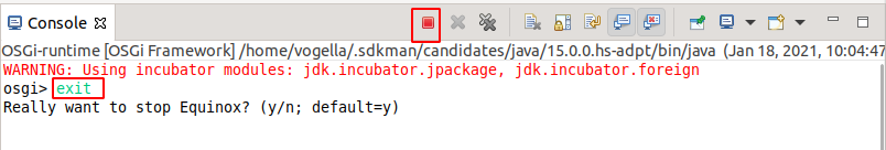 osgi runtime setup60